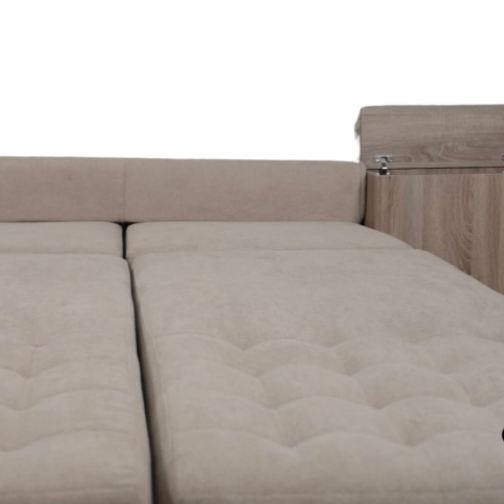 Canapé Karma 2 Places Extensible Convertible en Lit avec Rangement