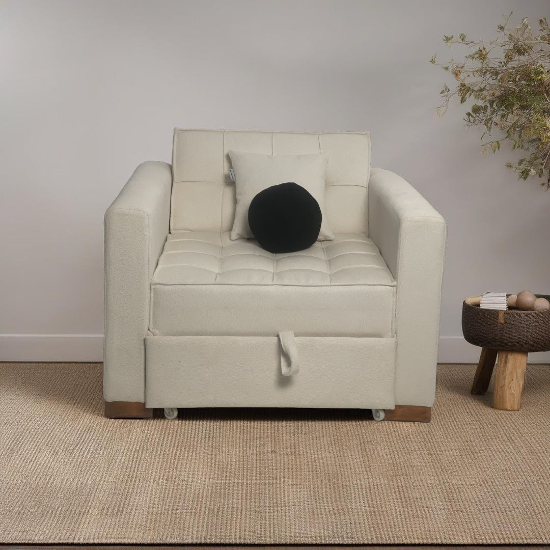 Fauteuil Solo convertible en lit avec appui-tête