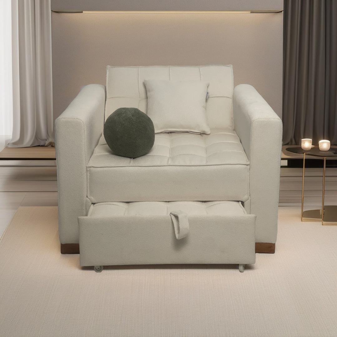 Fauteuil Solo convertible en lit avec appui-tête