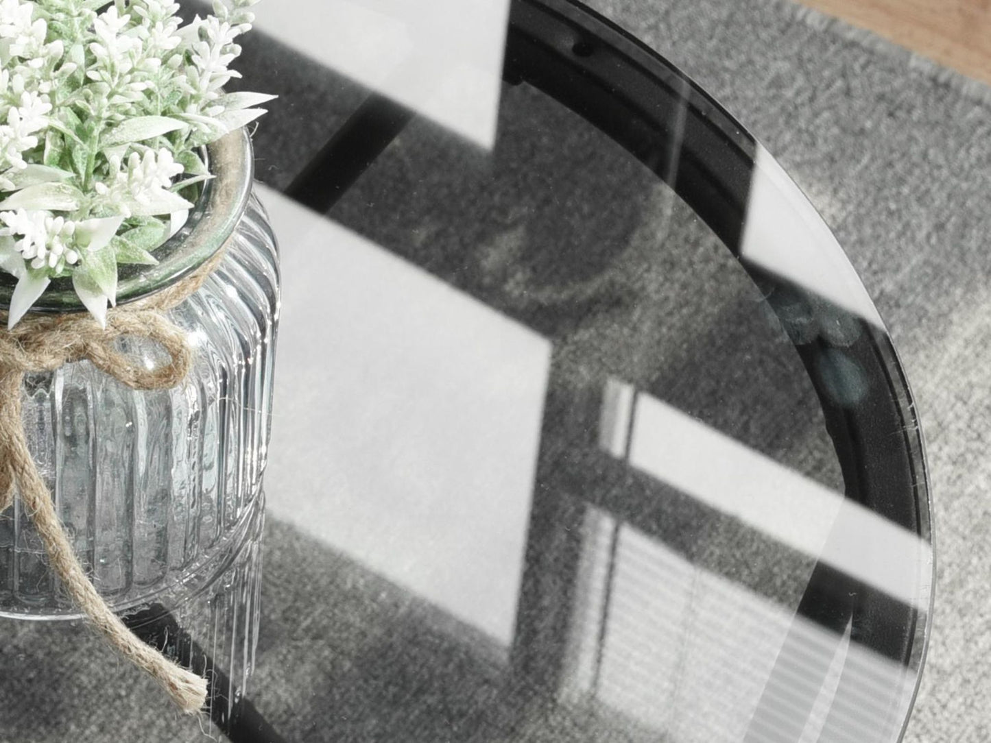 Lot de 2 Tables Basses Glass