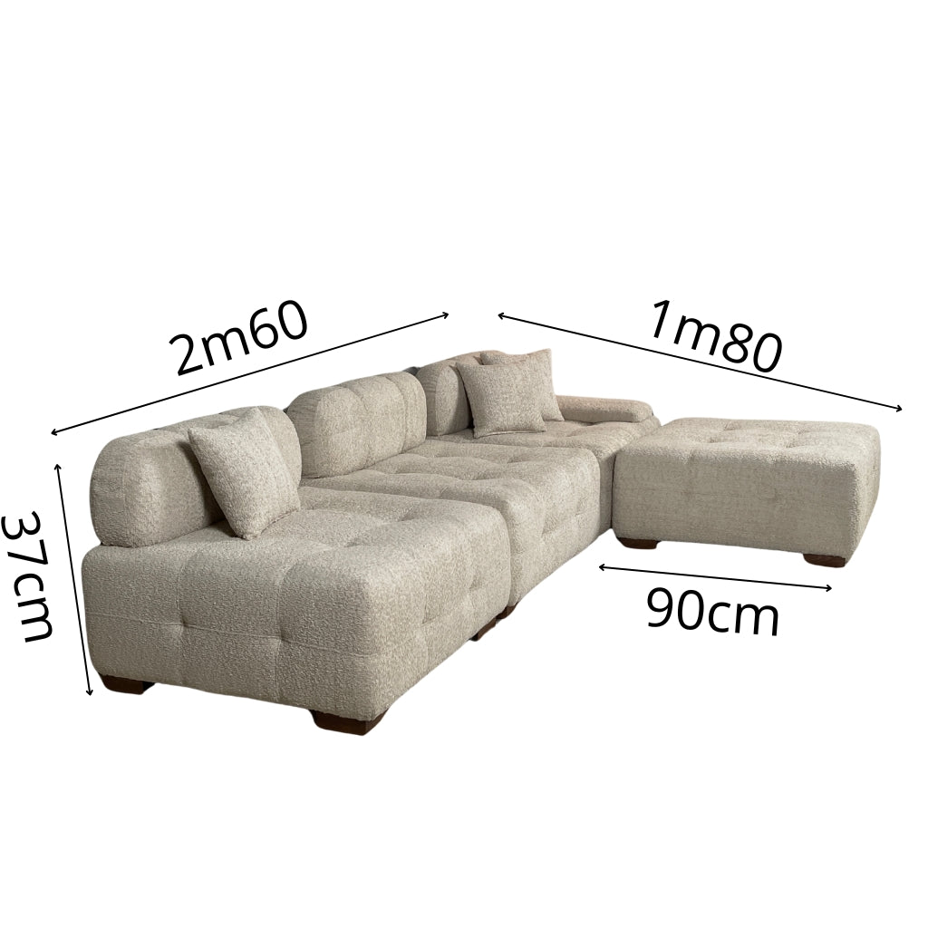 Canapé d’Angle Modulable Enzo
