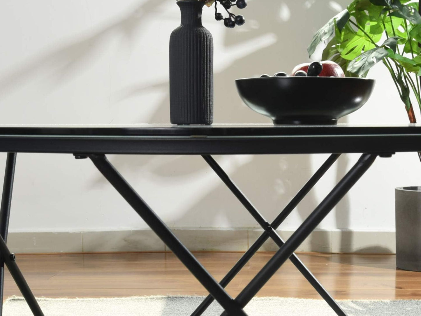 Lot de 2 Tables Basses Glass