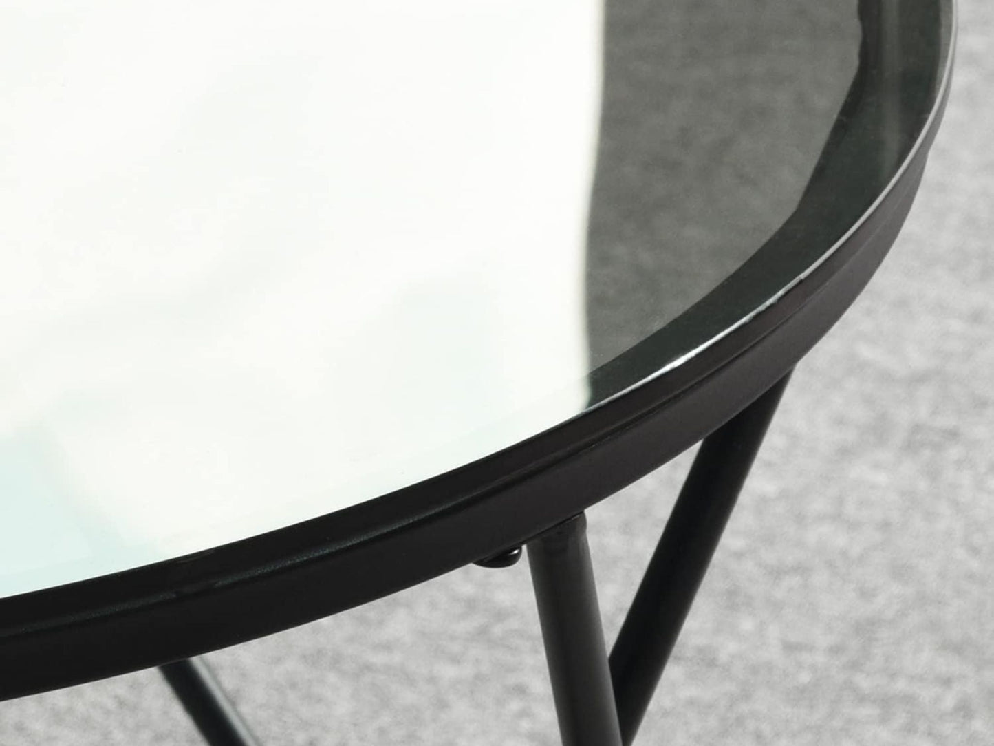 Lot de 2 Tables Basses Glass