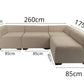 Canapé Curved Modulable Convertible en Lit