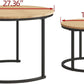 Lot de 2 tables basses Céline