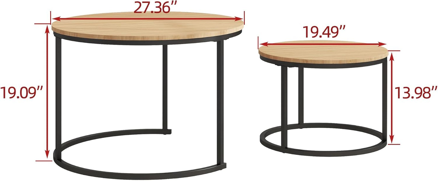 Lot de 2 tables basses Céline
