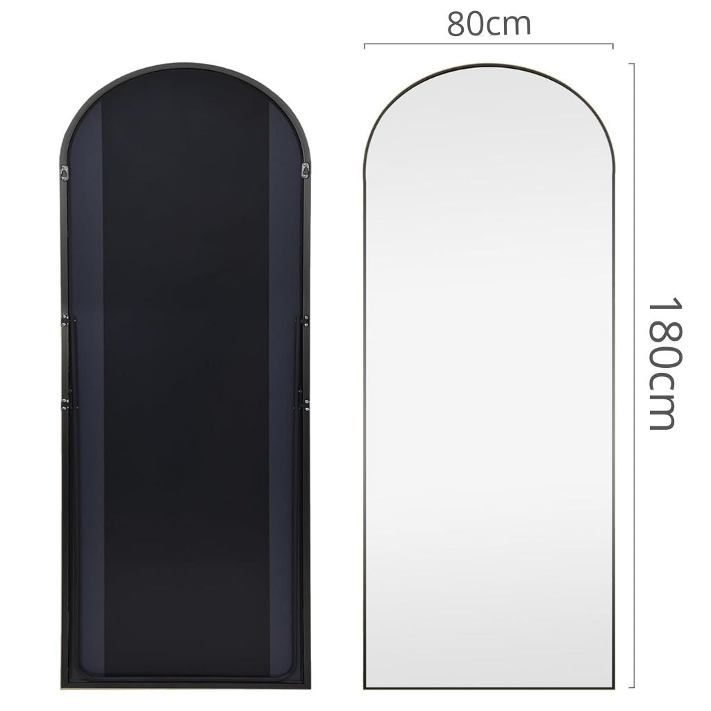 Miroir Arqué grand modèle Noir