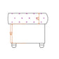 Fauteuil Chesterfield 1 Place - Marron