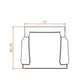 Fauteuil Chesterfield 1 Place - Marron