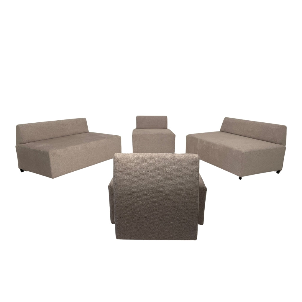 Canapé Puzzle Modulable 3 en 1 Beige