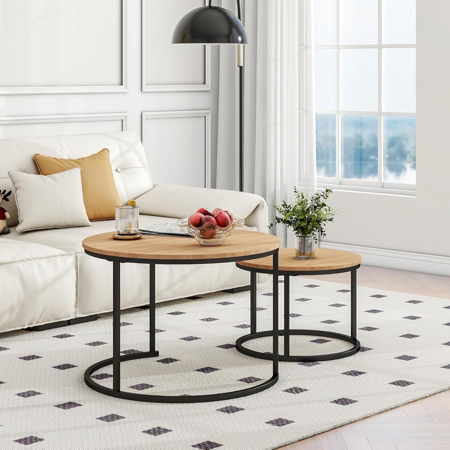 Lot de 2 tables basses Céline