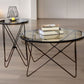 Lot de 2 Tables Basses Glass
