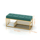 Banc d'entrée Diamant rembourré en velours