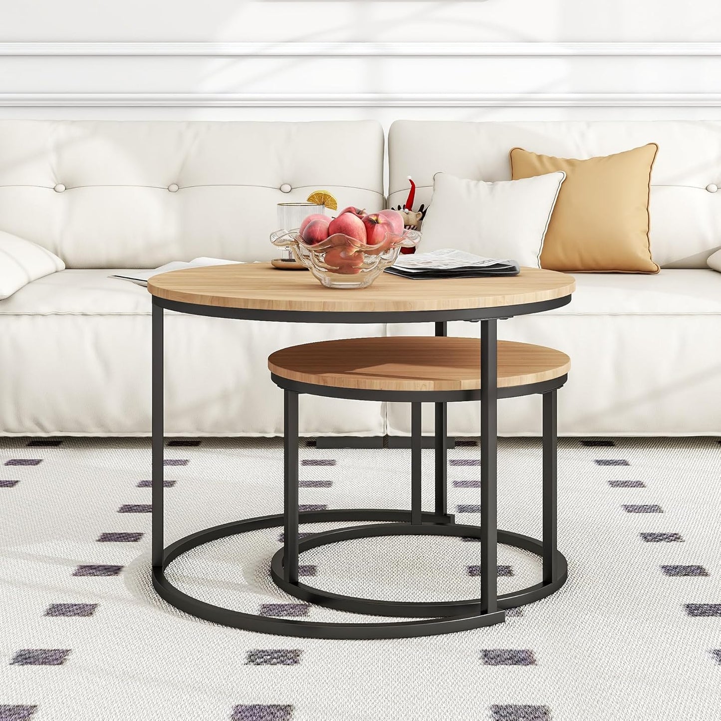 Lot de 2 tables basses Céline