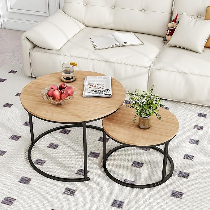 Lot de 2 tables basses Céline