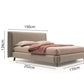 Pack Exclusif Salon & Chambre – Canapé d’angle Côtelé + Lit Pradi
