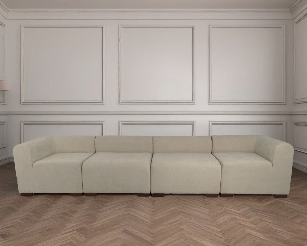 Canapé Curved Modulable Convertible en Lit