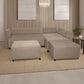 Canapé Puzzle Modulable 3 en 1 Beige