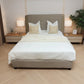 Pack Exclusif Salon & Chambre – Canapé d’angle Côtelé + Lit Pradi