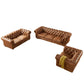 Salon Chesterfield Marron