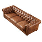 Salon Chesterfield Marron