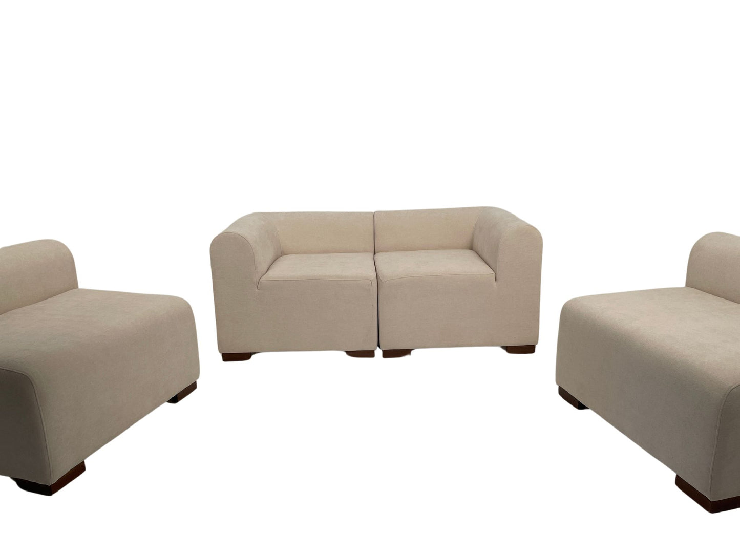 Canapé Curved Modulable Convertible en Lit